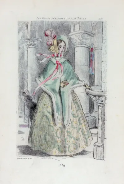 1839 Womens Fashion In Nineteenth Century Paris