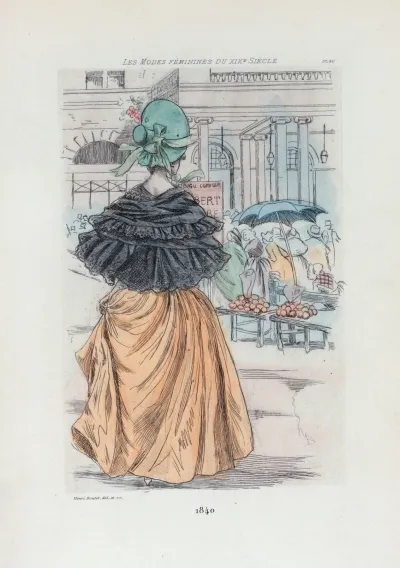 1840 Womens Fashion In Nineteenth Century Paris
