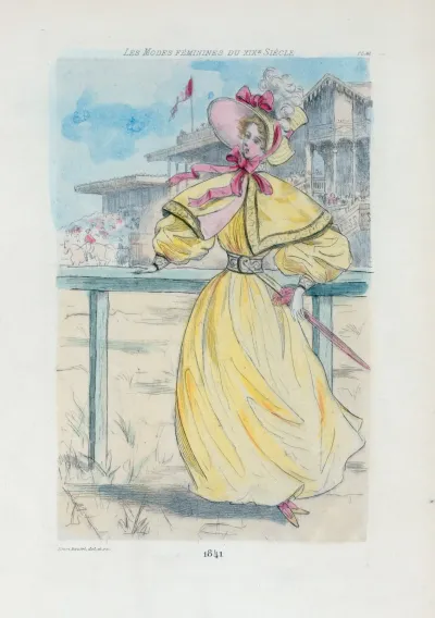 1841 Womens Fashion In Nineteenth Century Paris