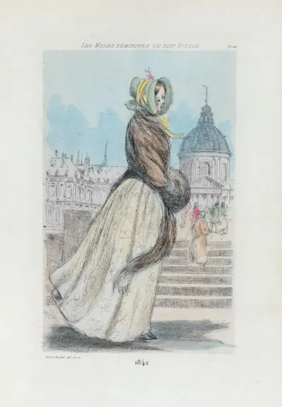 1842 Womens Fashion In Nineteenth Century Paris