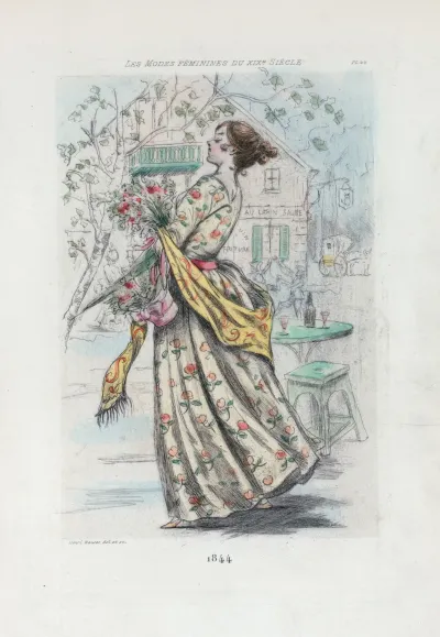 1844 Womens Fashion In Nineteenth Century Paris