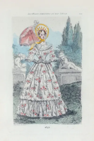 1845 Womens Fashion In Nineteenth Century Paris