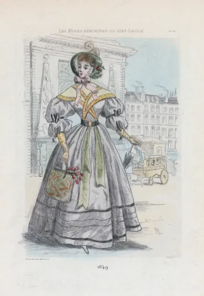 1849 Womens Fashion In Nineteenth Century Paris