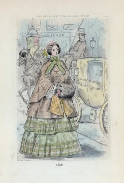 1852 Womens Fashion In Nineteenth Century Paris