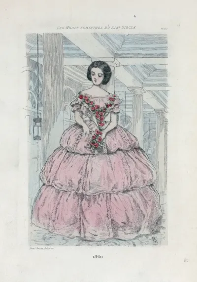 1860 Womens Fashion In Nineteenth Century Paris