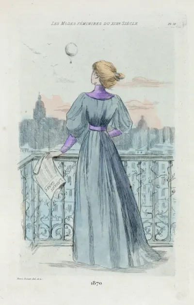 1870 Womens Fashion In Nineteenth Century Paris