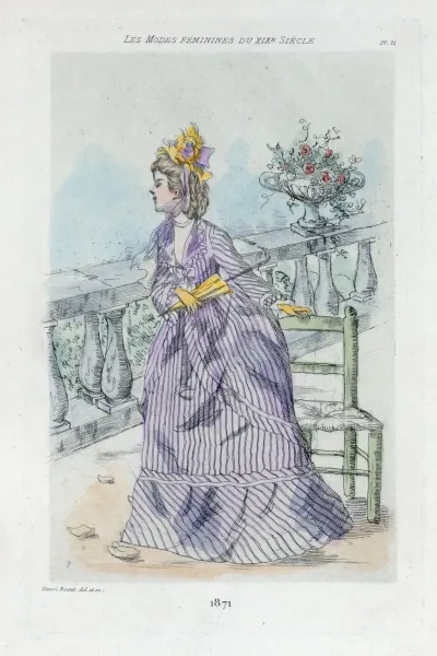 1871 Womens Fashion In Nineteenth Century Paris