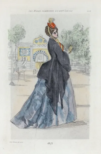 1873 Womens Fashion In Nineteenth Century Paris