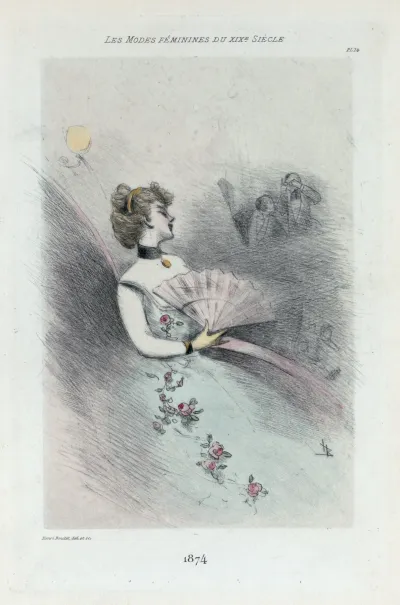 1874 Womens Fashion In Nineteenth Century Paris