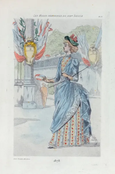 1878 Womens Fashion In Nineteenth Century Paris