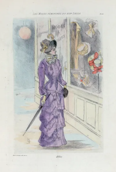 1880 Womens Fashion In Nineteenth Century Paris