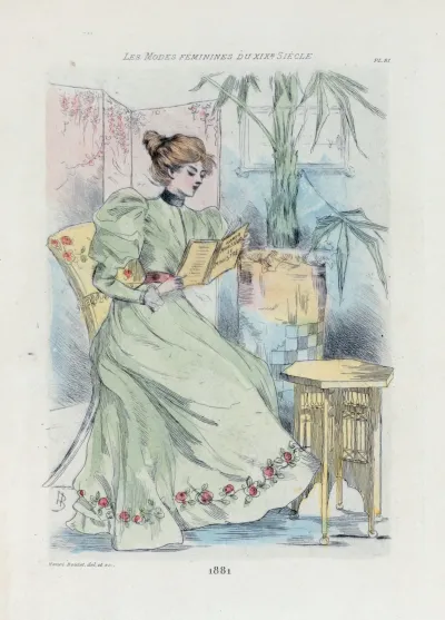 1881 Womens Fashion In Nineteenth Century Paris