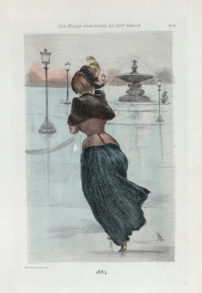 1884 Womens Fashion In Nineteenth Century Paris