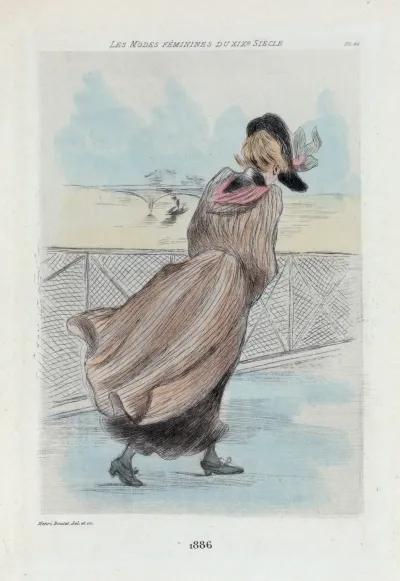 1886 Womens Fashion In Nineteenth Century Paris