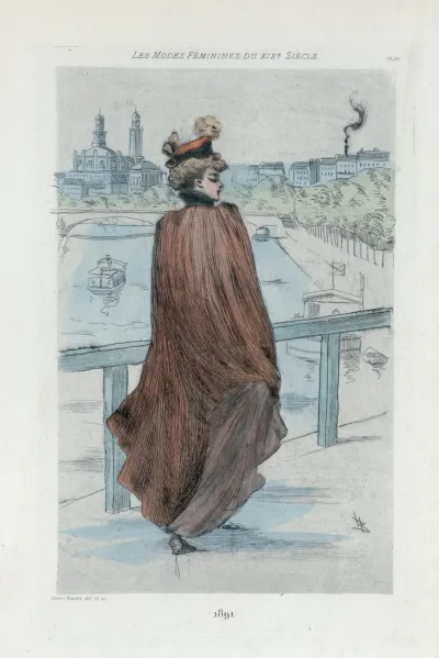 1891 Womens Fashion In Nineteenth Century Paris