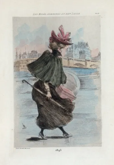 1893 Womens Fashion In Nineteenth Century Paris
