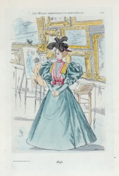 1895 Womens Fashion In Nineteenth Century Paris