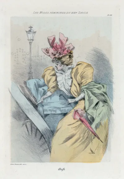 1896 Womens Fashion In Nineteenth Century Paris