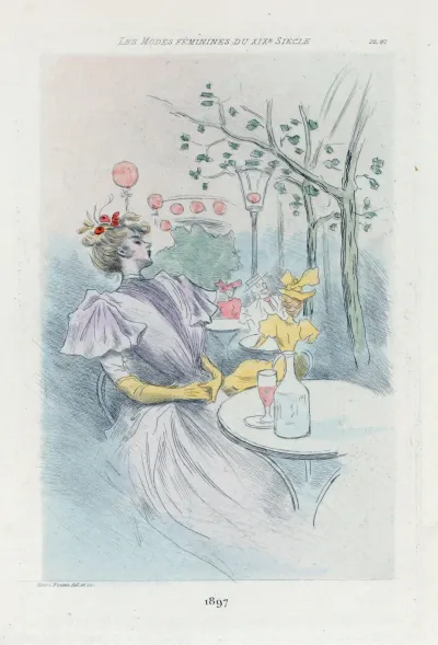 1897 Womens Fashion In Nineteenth Century Paris