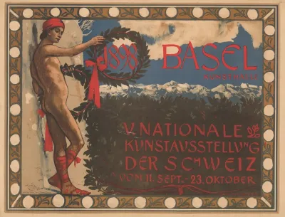 1898 Basel V Nationale Kunstausstellung Der Schweiz