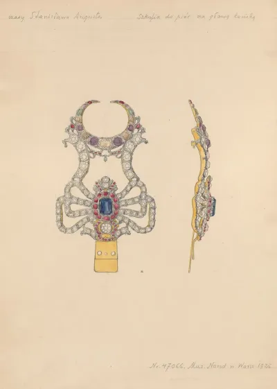 18th Century Szkofia Aigrette For Horse Headstall