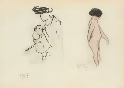 1918 Femme Allaitant 1924 Modele Nu