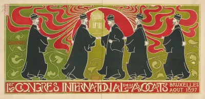1er Congres International Des Avocats Bruxelles 1897