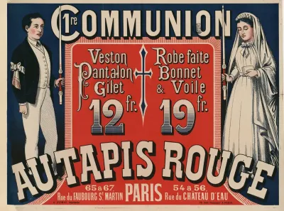 1ere Communion Au Tapis Rouge 65 67 Rue Du Faubourg St Martin