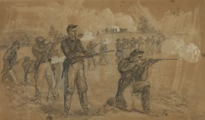1st Maine Cavalry Skirmishing