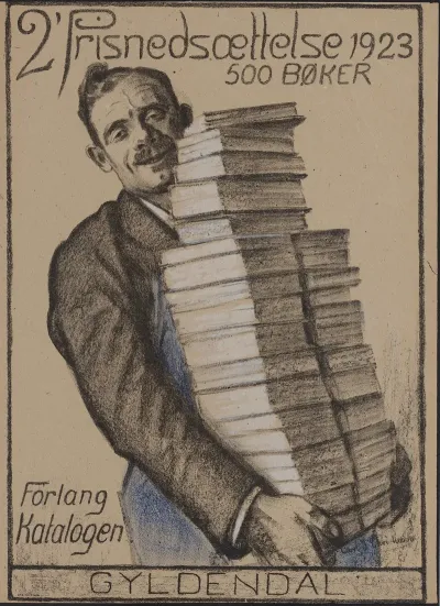 2 Prisnedsaettelse 1923 500 Boker Forlang Katalogen
