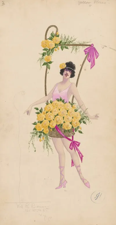 2 Yellow Roses
