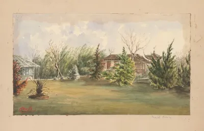 25 Aquarelles Par Auguste Mouillesaux De Bernieres Pl 05