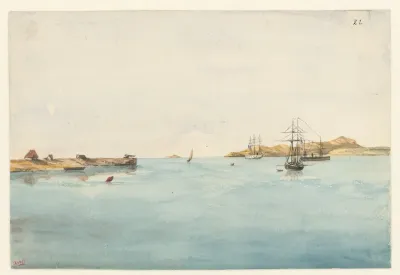25 Aquarelles Par Auguste Mouillesaux De Bernieres Pl 22