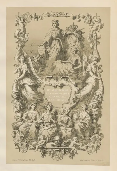 25e Anniversaire De Linauguration De Sa Majeste Le Roi Leopold I Title