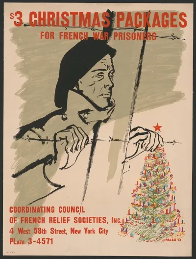 3 Christmas Packages For French War Prisoners