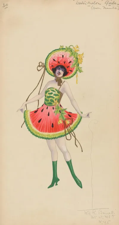30 Watermelon Girls Coon Number