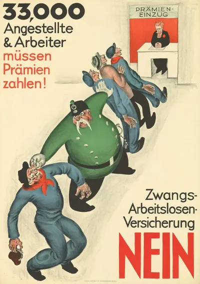 33000 Angestellte Arbeiter Mussen Pramien Zahlen Zwangs Arbeitslosen Versicherung Nein