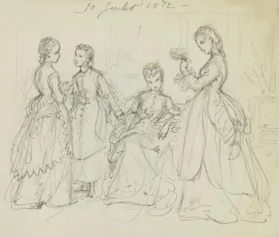 4 Femmes Dans Un Interieur