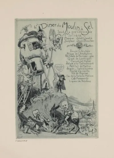 4e Diner Du Moulin A Sel Sous La Presidence De Moliere