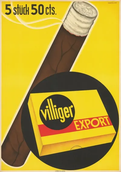 5 Stuck 50 Cts Villiger Export