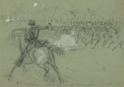 5th Mich Charging At Opequon Sept 19