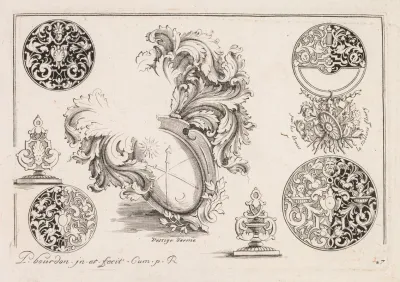 7 From Livre Second Essais De Gravjre Second Book Of Engraved Designs