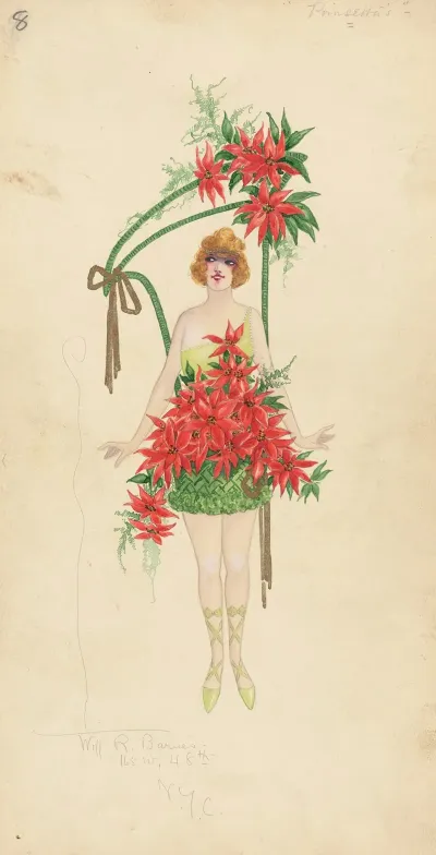 8 Poinsettias
