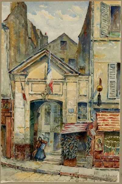 81 Rue Mouffetard Entree De Lancienne Chapelle Du 17me Siecle