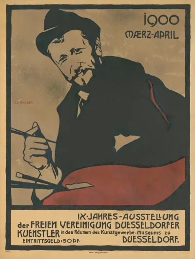 9 Jahresausstellung Der Freien Vereinigung Dusseldorfer Kunstler Marz Bis April 1900