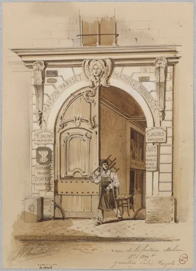 9 Rue Moliere Ancienne Rue De La Fontaine Moliere Quartier Palais Royal 1er Arrondissement