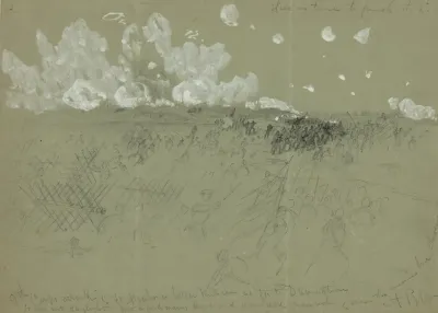 9th Corps Attacking Ft Mahone Better Known As Fort Damnation