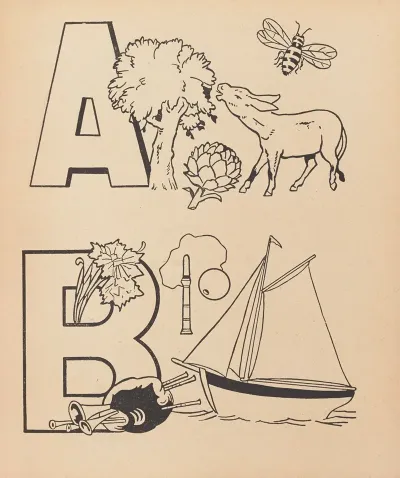 A B C A Colorier Pl 03