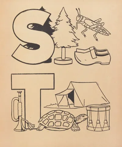 A B C A Colorier Pl 21
