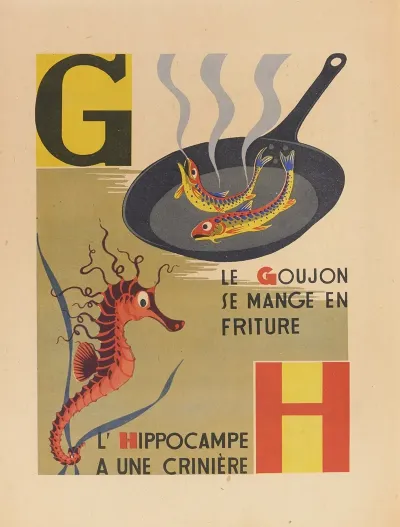 A B C Alphabet Des Petits Poissons Et Des Gros Pl 06